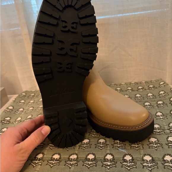 Sam Edelman Tan Leather Ankle Boots - Picture 3 of 3